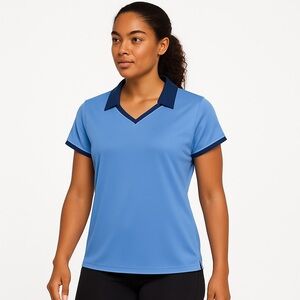 Champion Women’s Athletic Golf Polo Performance Mesh Top XL